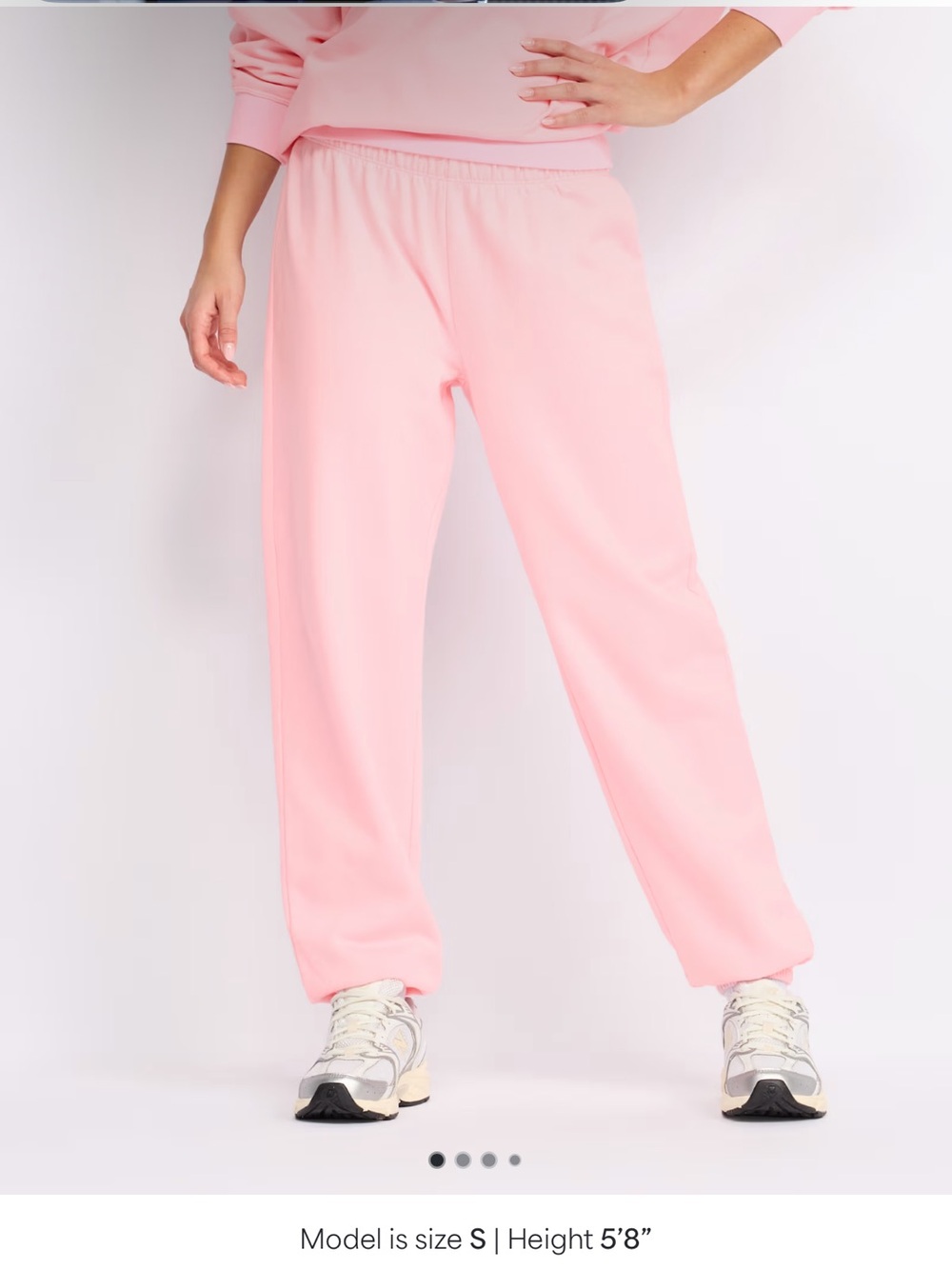 Women's Pink Relaxed Sweatpants - year of ours NWT SMALL